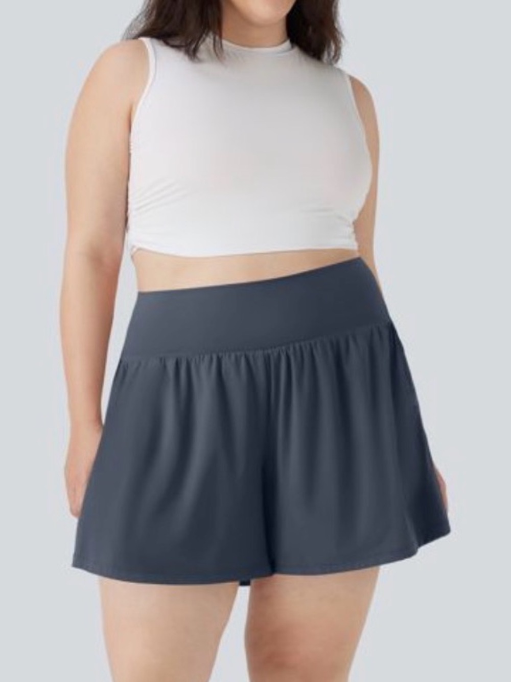 HALARA SoftlyZero™ Airy Super High Waisted 2-in-1 InstantCool Yoga Shorts 7"